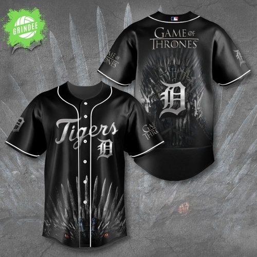 Detroit Tigers Game of Thrones Baseball Jersey House Tigers