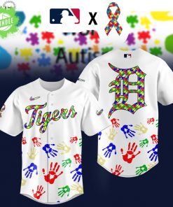 Detroit Tigers MLB Autism Awareness Special Edition 2025 Baseball Jersey