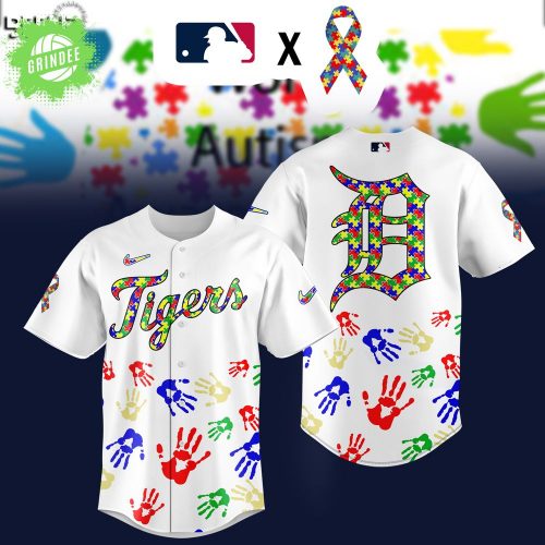 Detroit Tigers MLB Autism Awareness Special Edition 2025 Baseball Jersey