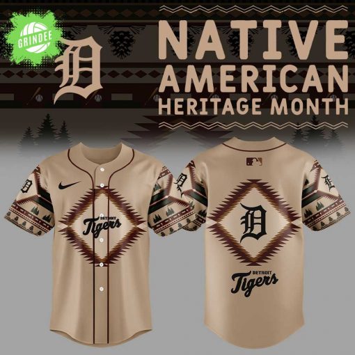Detroit Tigers Native American Heritage Month Baseball Jersey – MLB Cultural Tribute