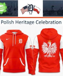 Detroit Tigers Poland Heritage Celebration Limited Edition Hoodie
