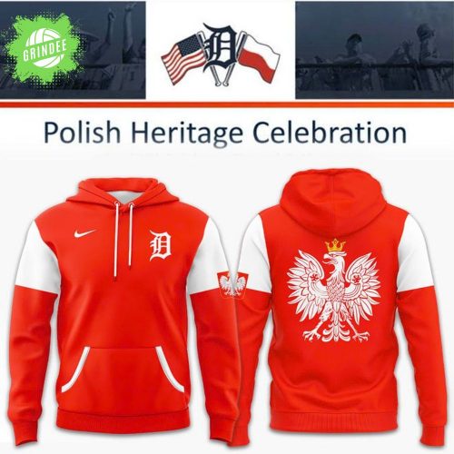 Detroit Tigers Poland Heritage Celebration Limited Edition Hoodie