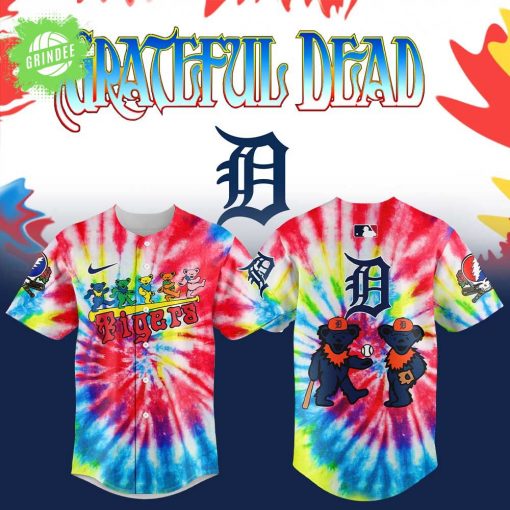 Detroit Tigers x Grateful Dead New Baseball Jersey – Classic Rock x Baseball Collaboration