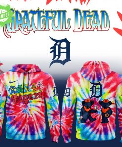 Detroit Tigers x Grateful Dead New Hoodie – Rock Band x MLB Limited Edition
