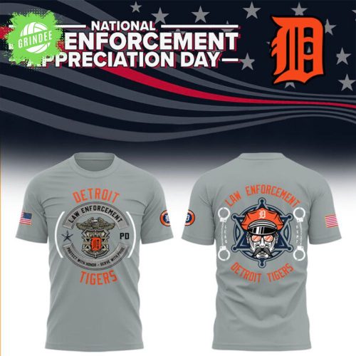 Detroit Tigers x Law Enforcement Appreciation 2025 T-Shirt