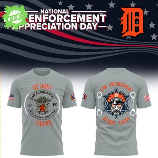 Detroit Tigers x Law Enforcement Appreciation 2025 T-Shirt
