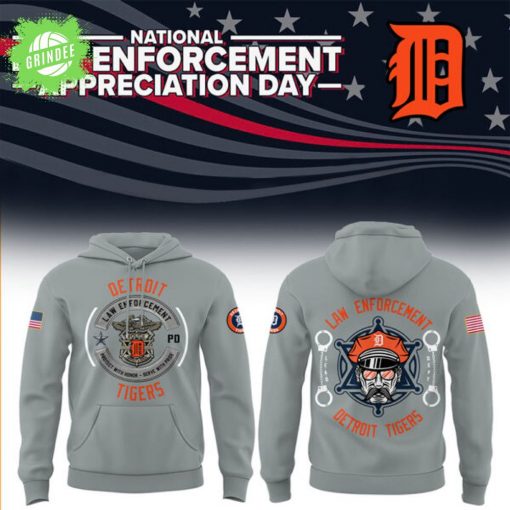 Detroit Tigers x Law Enforcement Appreciation Day 2025 Hoodie