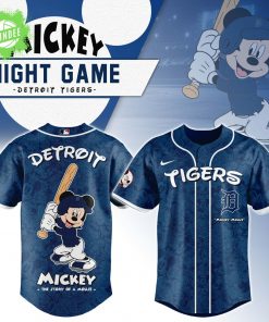 Detroit Tigers x Mickey Night Game Baseball Jersey – MLB Disney Special Crossover