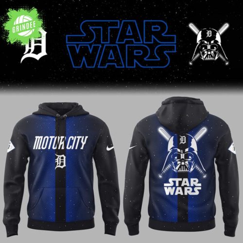Detroit Tigers x Star Wars 2025 City Connect Hoodie Limited Edition