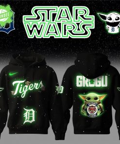 Detroit Tigers x Star Wars Baby Yoda Hoodie – Galactic Baseball Night Apparel