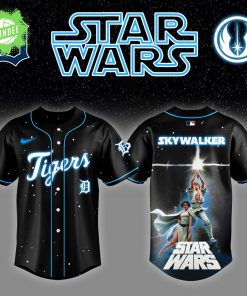 Detroit Tigers x Star Wars Luke Skywalker Night Jersey – Jedi Limited Baseball Edition