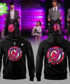 Devils Reimagining of 90s Sport Style Hoodie – 90s Throwback NHL Fashion