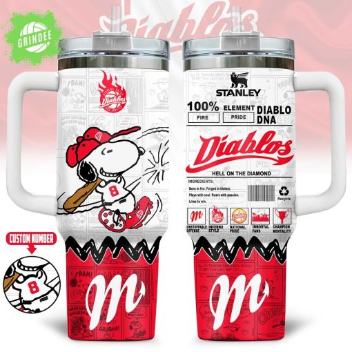 Diablos Rojos del México x Snoopy Premium Stanley Tumbler – 40oz Limited Drop