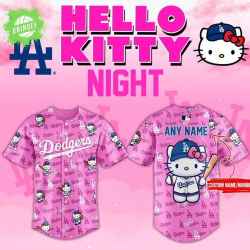 Dodgers “Hello Kitty Night” 2025 Limited Pink Jersey