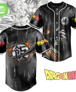 Dragon Ball Baseball Jersey – Goku Kanji 悟 Shirt – Anime Streetwear Jersey