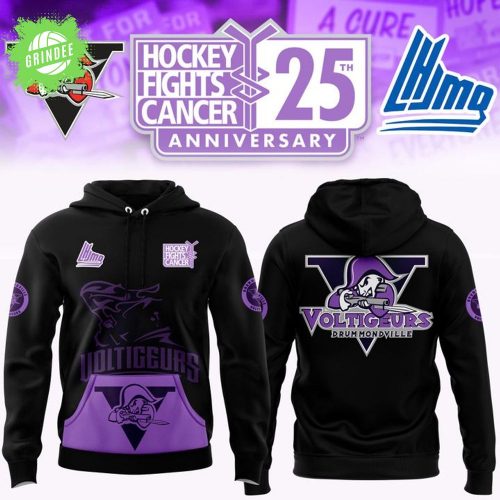 Drummondville Voltigeurs “Hockey Fights Cancer” Hoodie Limited Edition