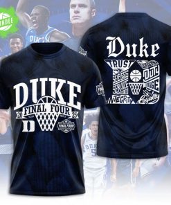 Duke Blue Devils Men’s Basketball 3D T-Shirt – NCAA College Basketball Fan Gear