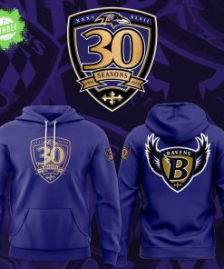 Exclusive Ravens 30th Season Hoodie – Baltimore Football Special Edition