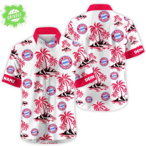 FC Bayern Munich Hawaiian Shirt Summer Soccer Fan Edition