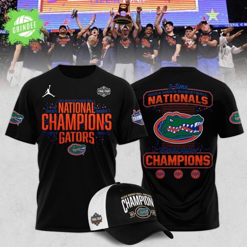 Florida Gators 2025 NCAA Men’s Basketball National Champions Locker Room T-Shirt