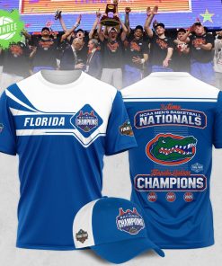 Florida Gators 2025 National Champions Locker Room Blue T-Shirt