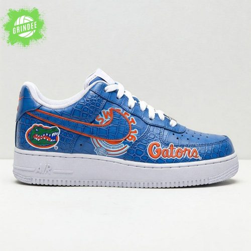 Florida Gators Mascot Logo NCAA Football AF1 Sneakers – Fan Edition