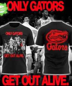Florida Gators “ONLY GATORS GET OUT ALIVE” T-Shirt – NCAA Fan Edition