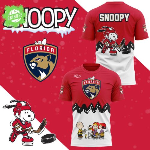 Florida Panthers x Peanuts Night 2025 “Snoopy” T-Shirt