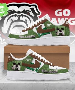 Georgia Bulldogs Go Dawgs Minecraft AF1 Shoes
