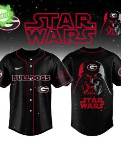 Georgia Bulldogs x Star Wars 3D Baseball Jersey