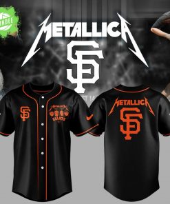 Giants Baseball Metallica Night Jersey – 2025 Edition