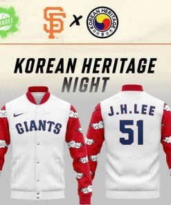 Giants Korean Heritage Celebration Bomber Jacket – Special Edition