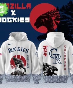 Godzilla x Colorado Rockies 2025 Japan Edition Hoodie – Limited Kaiju Fanwear