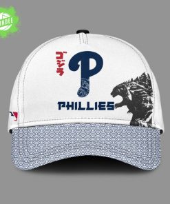 Godzilla x Philadelphia Phillies Japan Edition Cap 2025 – Japan Baseball Monster Collaboration