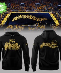 Golden State Warriors 2025 Black Hoodie