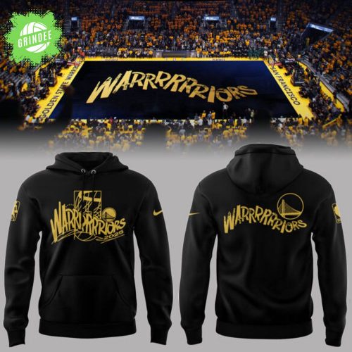 Golden State Warriors 2025 Black Hoodie