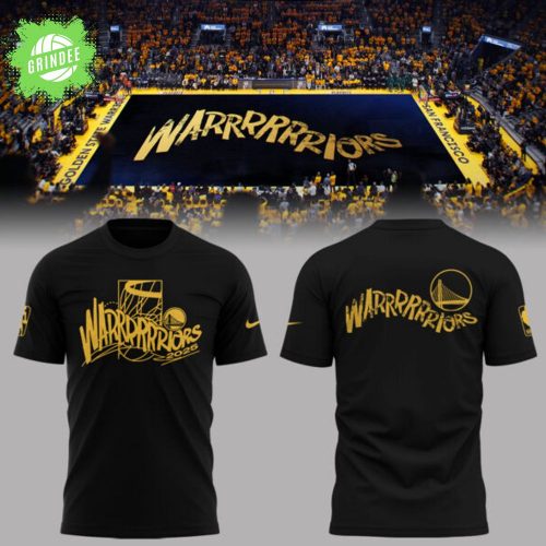 Golden State Warriors 2025 Black T-Shirt