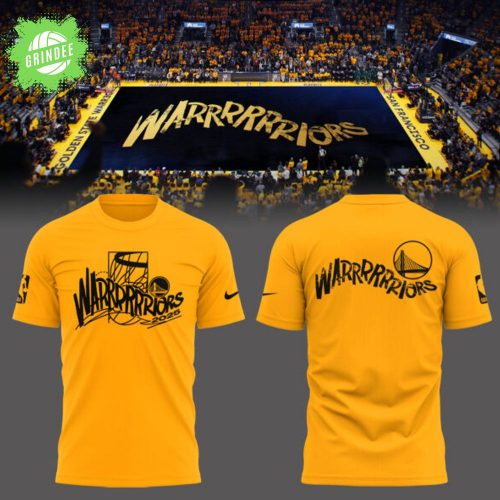 Golden State Warriors 2025 Yellow T-Shirt