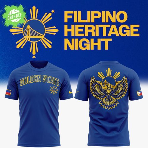 Golden State Warriors Filipino Heritage Night Graphic T-Shirt 2025