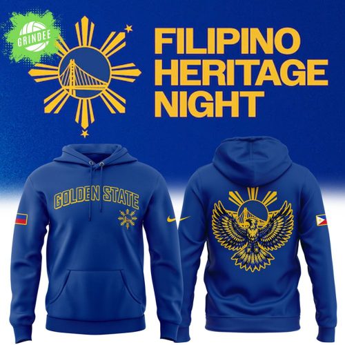 Golden State Warriors Filipino Heritage Night Hoodie 2025
