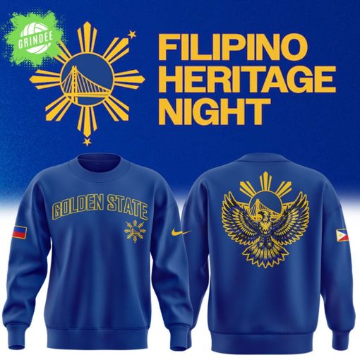 Golden State Warriors Filipino Heritage Night Sweatshirt 2025