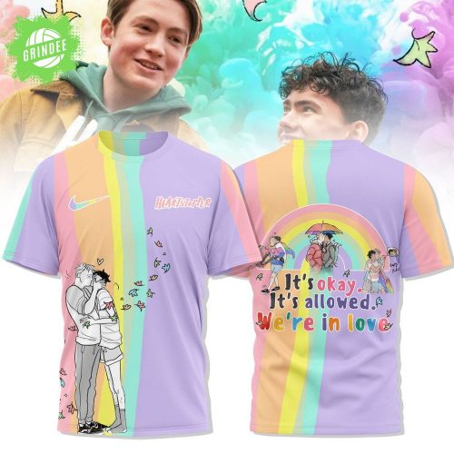 Heartstopper It’s Okay It’s Allowed We Are In Love Premium 3D Shirt