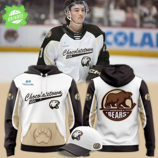 Hershey Bears Chocolatetown Limited Edition Hoodie 2025