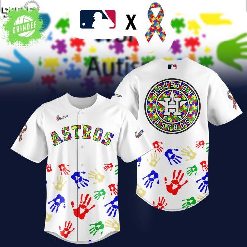 Houston Astros MLB Autism Awareness Special Edition 2025 Baseball Jersey