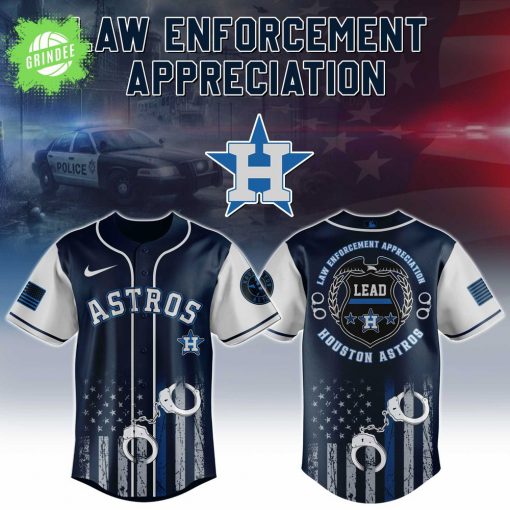 Houston Astros MLB Law Enforcement Appreciation Day Limited Edition Jersey
