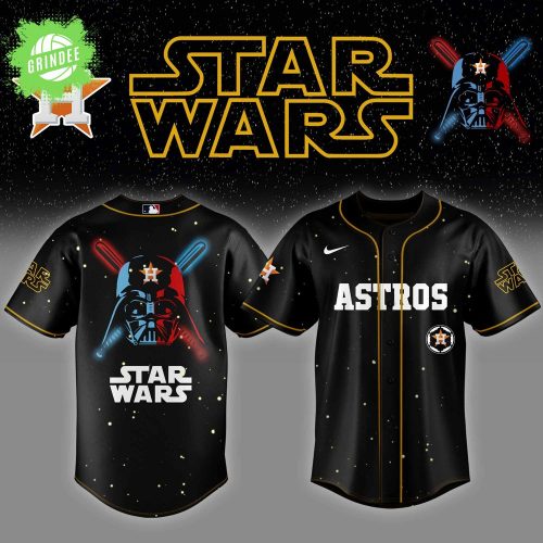 Houston Astros MLB x Star Wars Baseball Jersey Editions Limited 2025 – Galactic Baseball Night Jersey