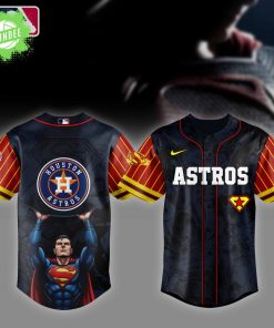 Houston Astros MLB x Superman Baseball Jersey Editions Limited 2025 – Collector’s Edition Baseball Superhero Jersey