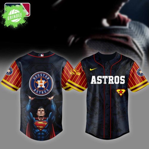 Houston Astros MLB x Superman Baseball Jersey Editions Limited 2025 – Collector’s Edition Baseball Superhero Jersey