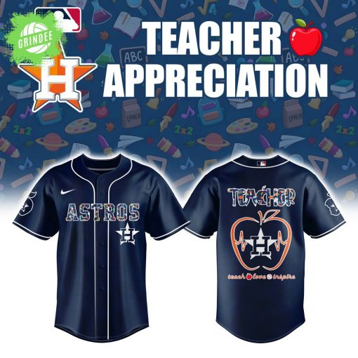 Houston Astros Teacher Night 2025 Baseball Jersey