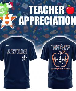 Houston Astros Teacher Night 2025 Navy T-Shirt